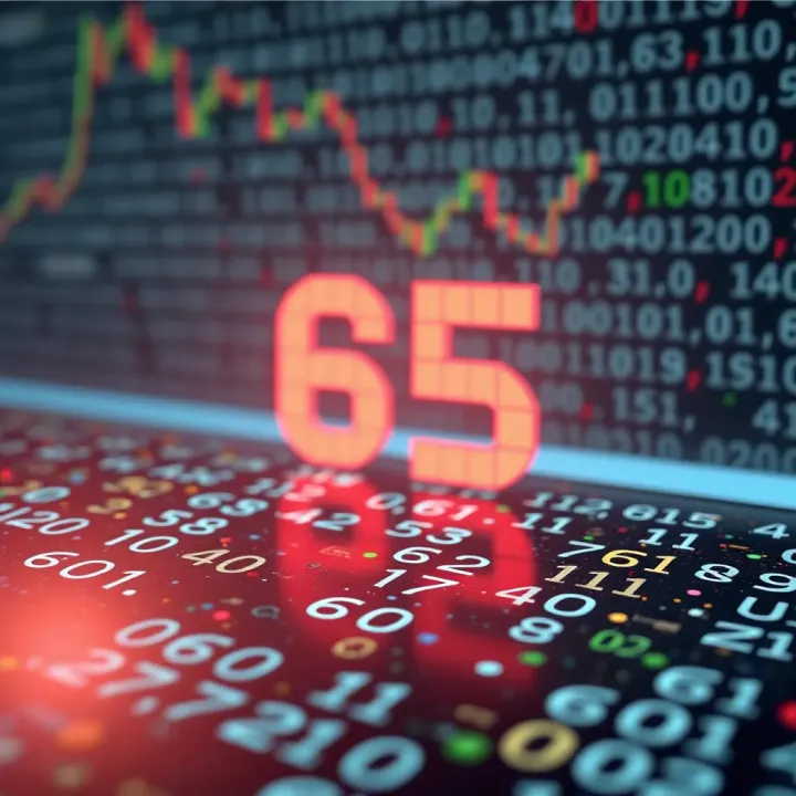 How the Number 65 Is Written in Binary