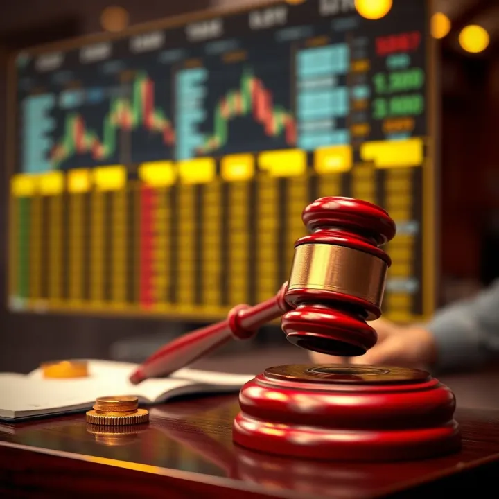 Legal Status and Risk Factors in Binary Options Trading in Pakistan Illustration depicting the legal challenges and financial risks associated with binary options trading in Pakistan