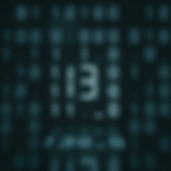 Binary Representation of the Decimal Number Three Diagram illustrating the binary digits representing the decimal value of three in a four-bit format