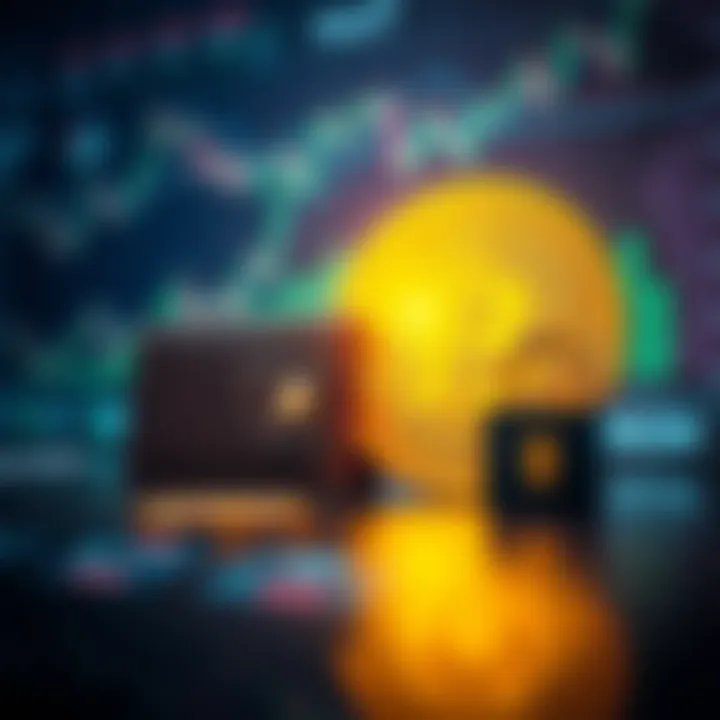 Secure crypto wallet and digital security icons representing safe cryptocurrency trading for Pakistani investors