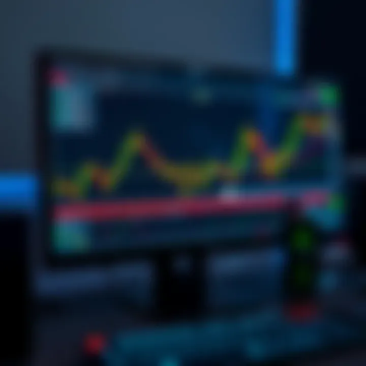 User interface showing various forex trading graphs and indicators on a desktop platform
