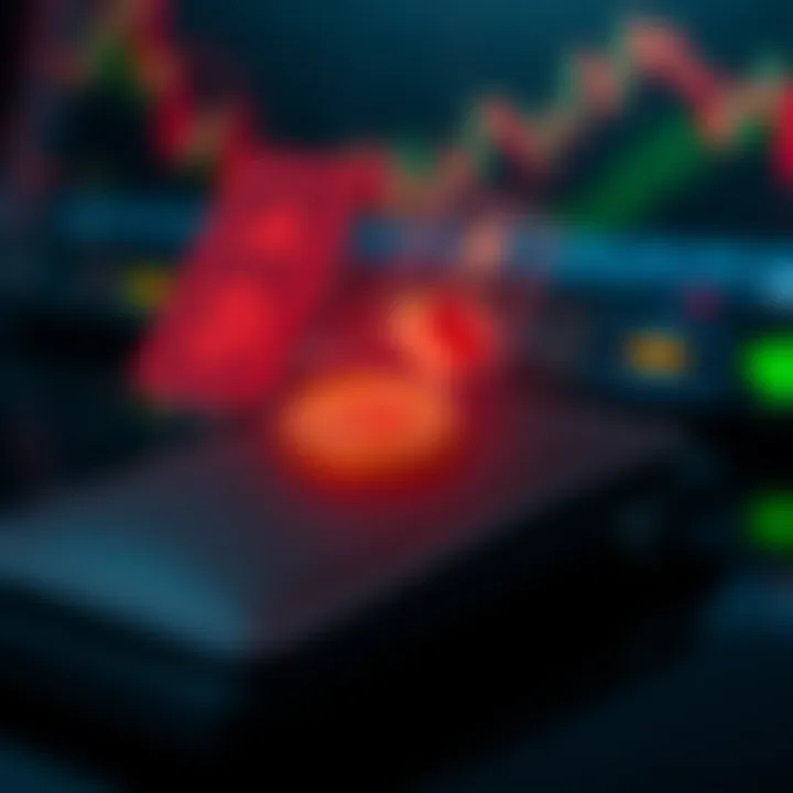 Secure digital wallet with blockchain symbols representing cryptocurrency safety features