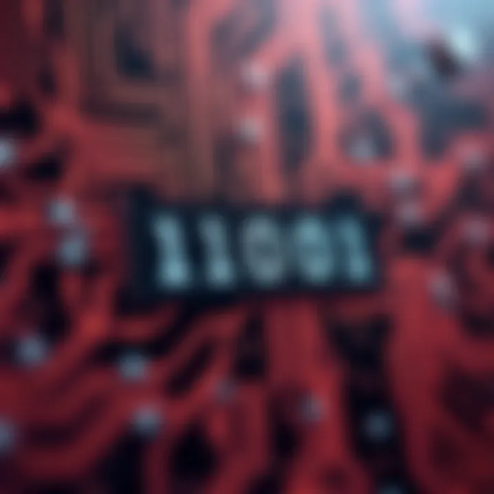 Circuit diagram showing digital logic gates used in binary addition