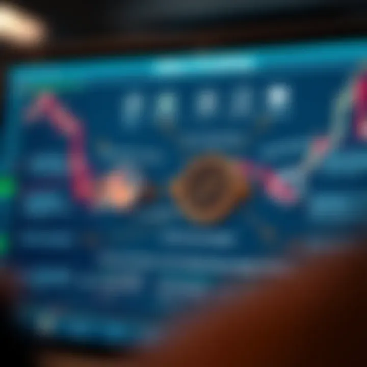 Diagram illustrating risk management techniques with charts and protective measures