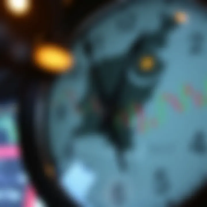 Clock showing overlapping forex market hours with a focus on Pakistan time zone