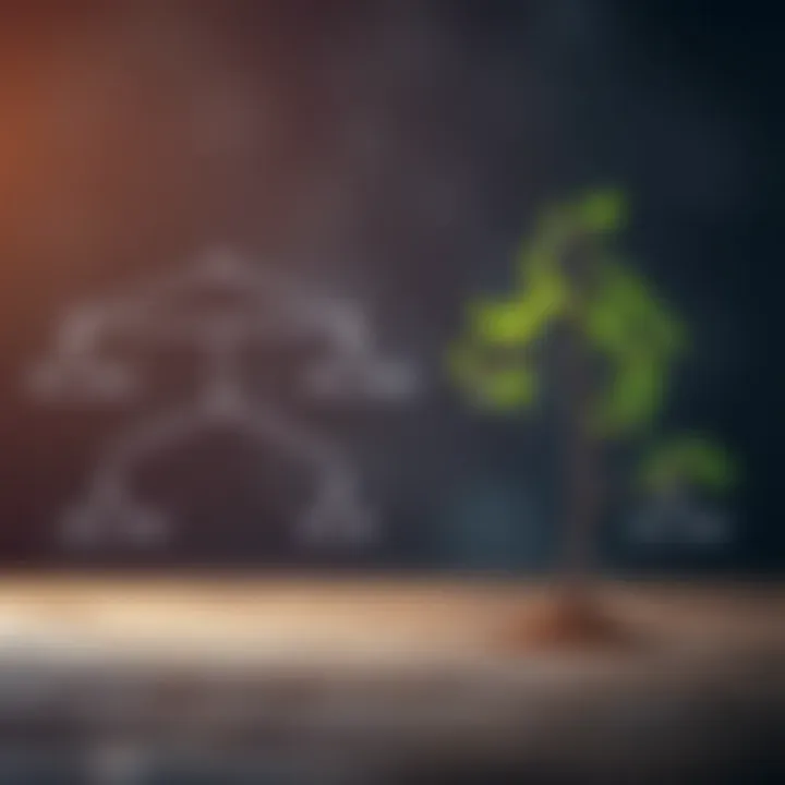 Visual comparison of balanced binary tree and unbalanced binary tree emphasizing differences in height and node arrangement