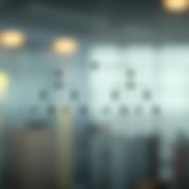 Diagram illustrating a balanced binary tree with nodes evenly distributed between left and right subtrees