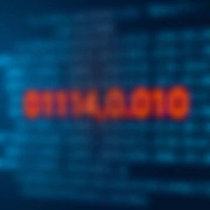 Diagram showing binary digits with carry-over during addition process