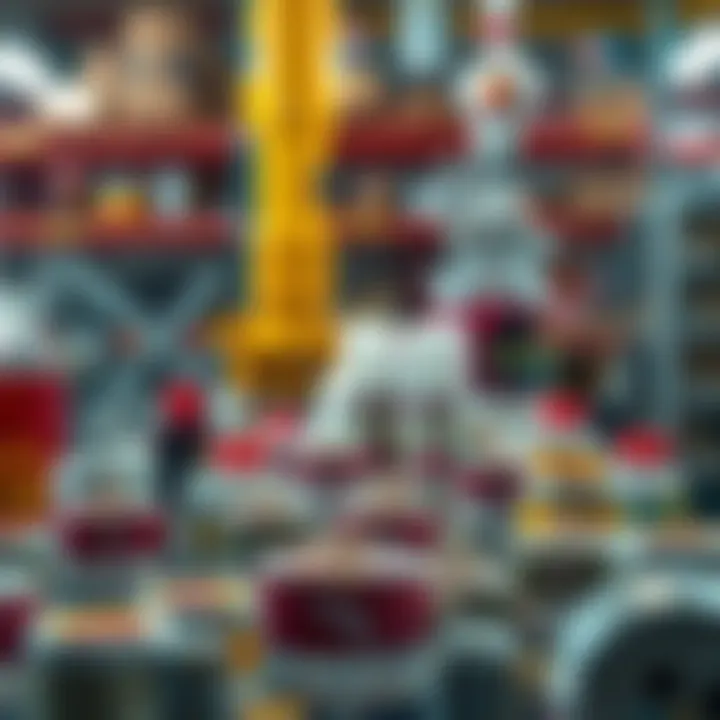 Applications of Binary Compounds in Industry and Everyday Life Illustration depicting various applications of binary compounds in industry and daily products