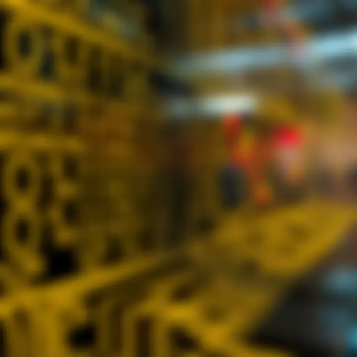 Visual representation of how binary numbers are utilized in digital circuits and computing systems