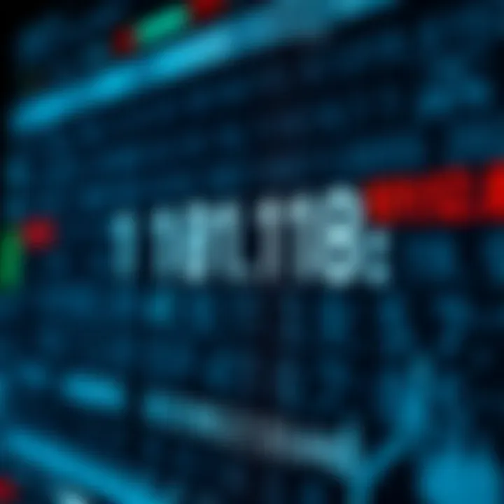 Diagram showing binary digits transitioning into a decimal number on a digital screen