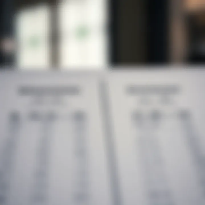 Comparison of Binary and Decimal Division Methods Comparison chart displaying binary division alongside decimal division highlighting differences