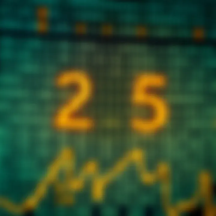 Diagram showing the binary representation of a decimal number with highlighted bits