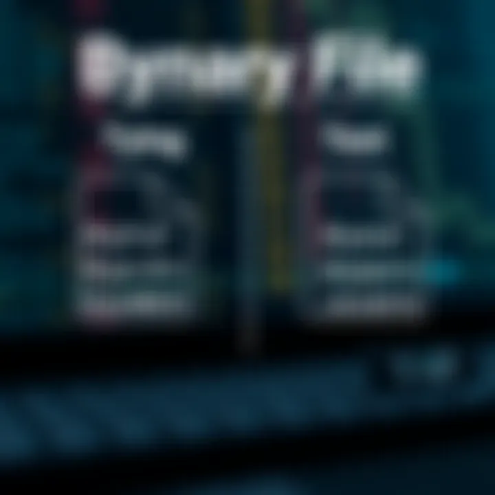 Graphic showing comparison between binary files and text files highlighting differences in data representation