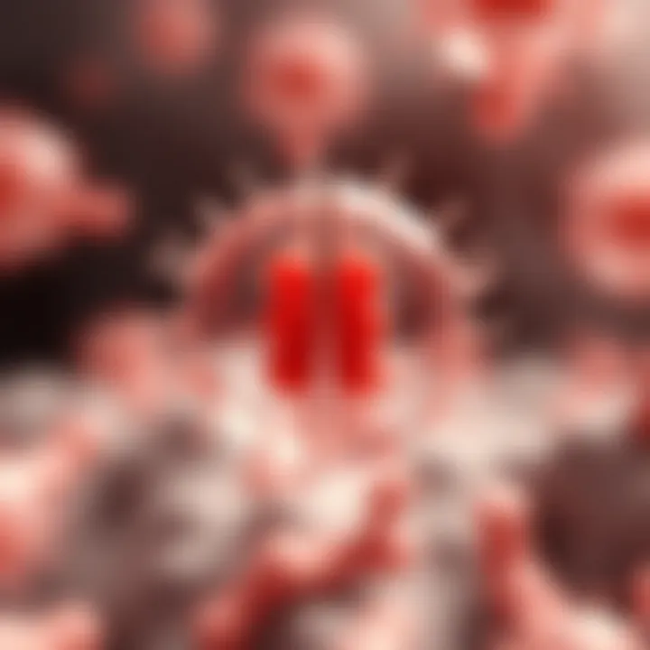 Diagram showing a bacterium dividing into two identical cells during binary fission