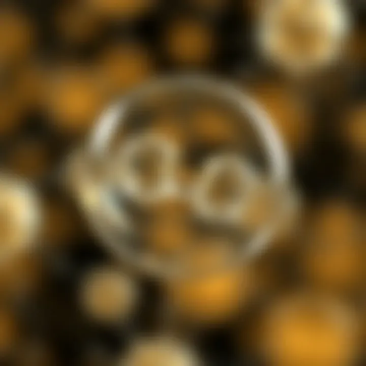 Illustration showing a single-celled organism dividing into two identical daughter cells through binary fission