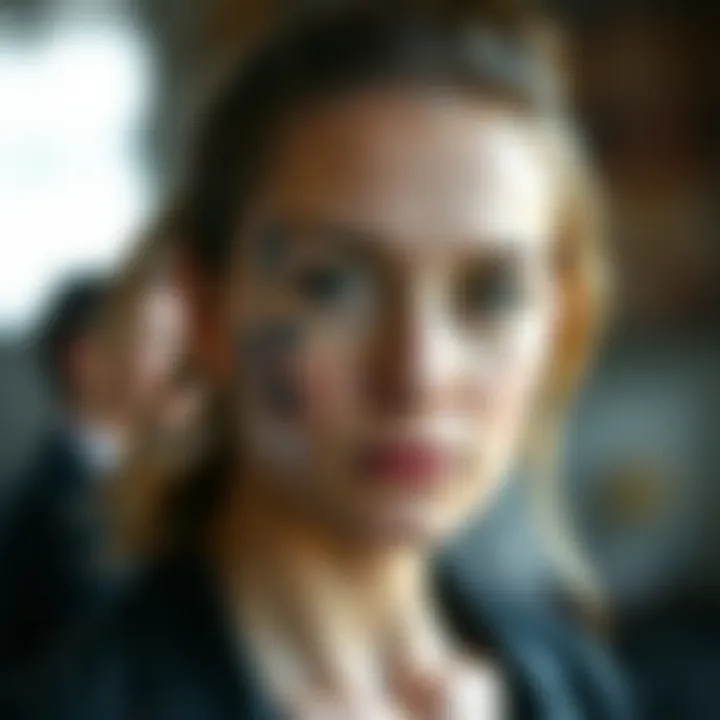 Abstract representation of gender identity beyond traditional categories with diverse symbols and colors