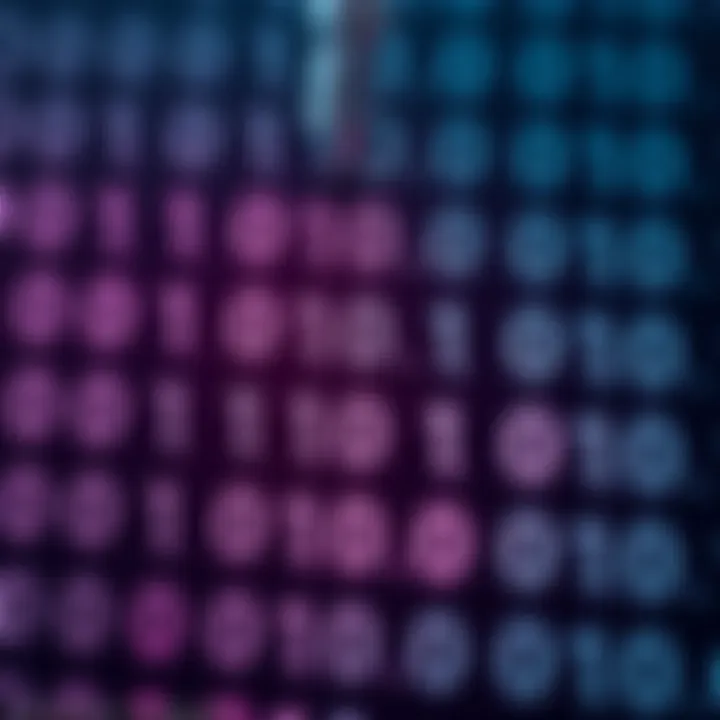 Visual representation of binary digits being multiplied with clear indication of each bit operation