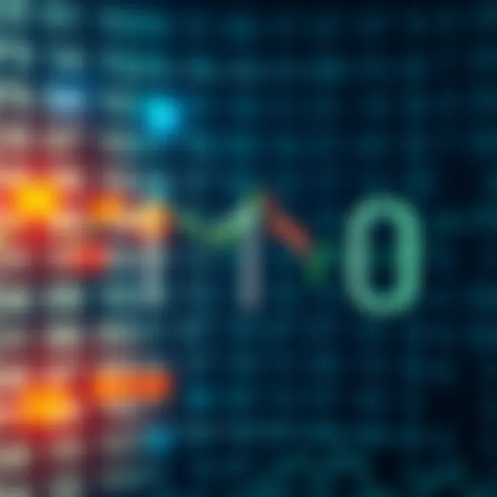 Illustration showing subtraction of binary digits using borrowing technique