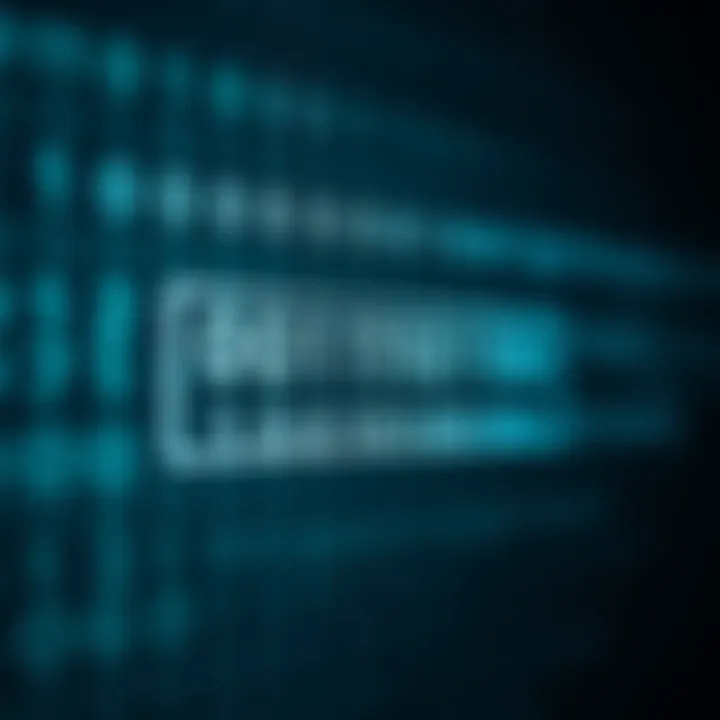 Diagram illustrating the structure of the binary numeral system with zeros and ones