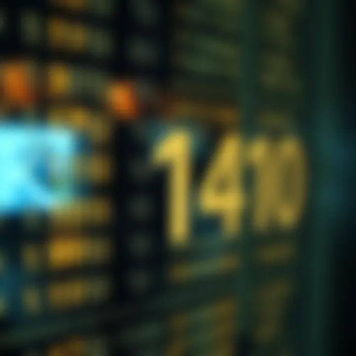 Visual representation showing conversion between binary and decimal number systems