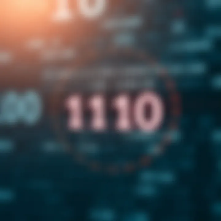 Binary to Octal Number Conversion Visualization Diagram demonstrating conversion of binary number to its equivalent in octal numeral system