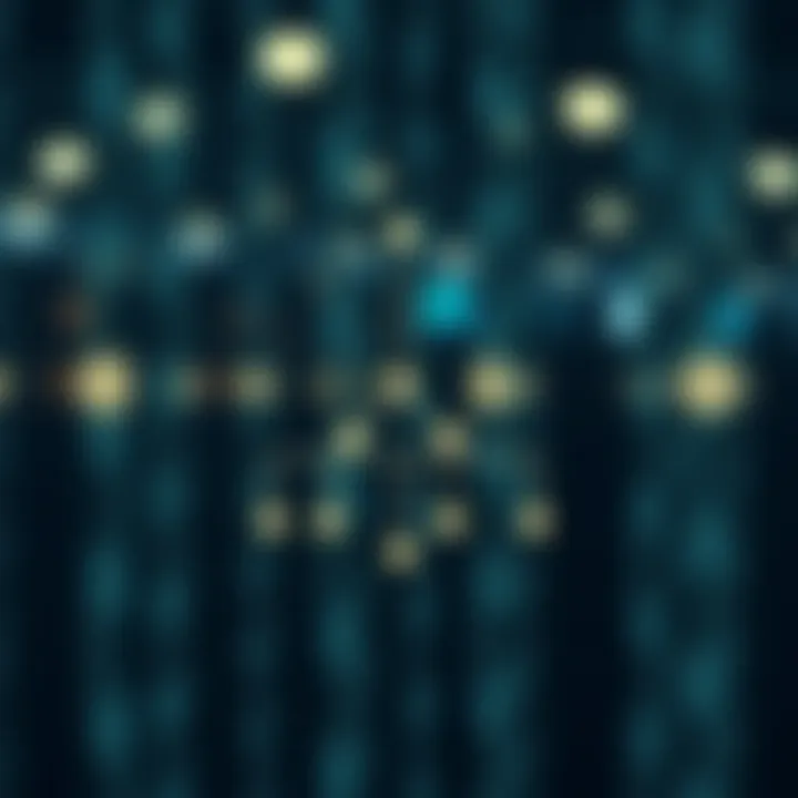 Diagram of a binary search tree highlighting multiple leaf nodes at the bottom of the tree structure