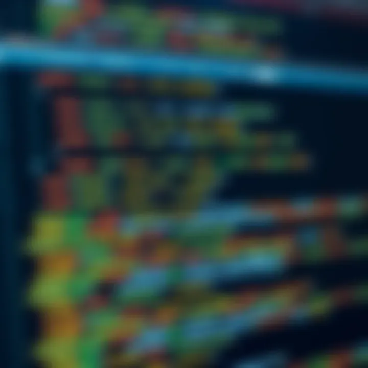 Code snippet showing binary search algorithm implementation in a programming language