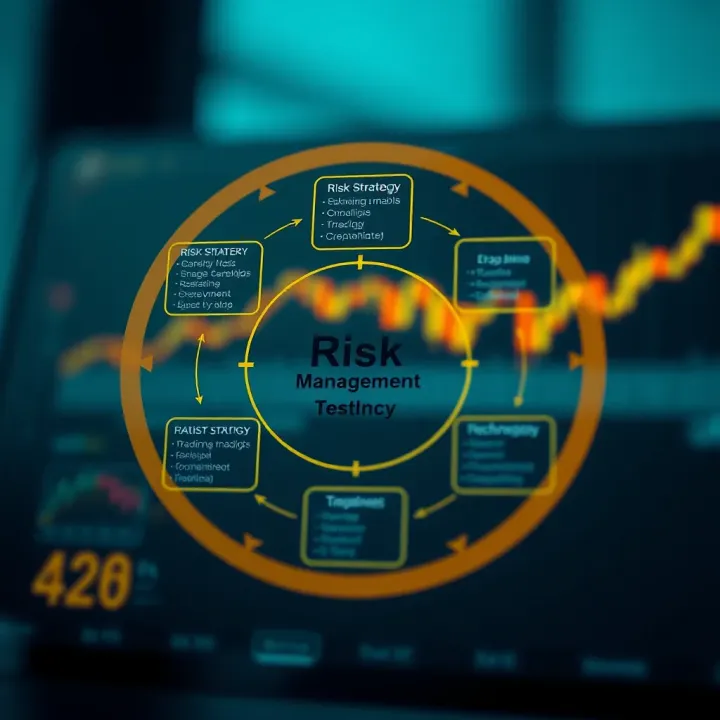Diagram illustrating risk management techniques and trading strategy components