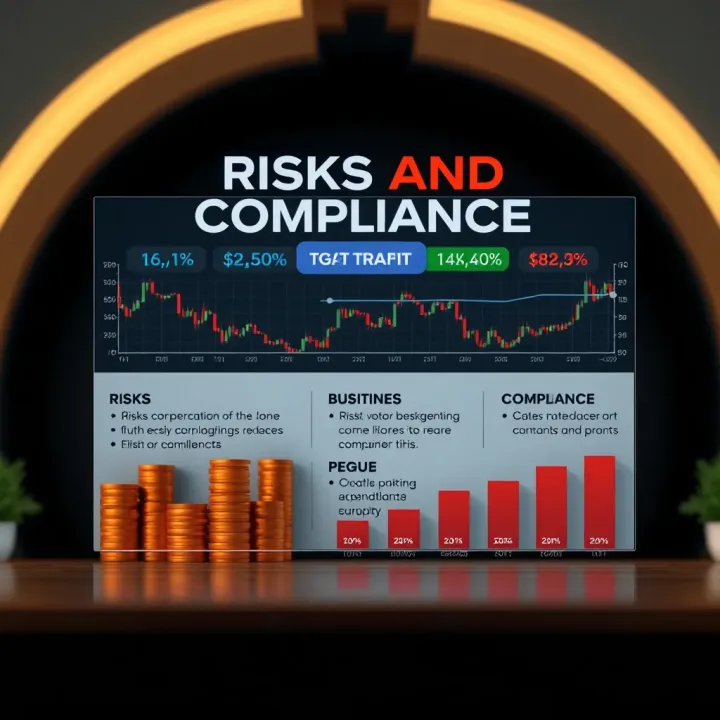 Graphic depicting risks and compliance related to currency trading in Pakistan