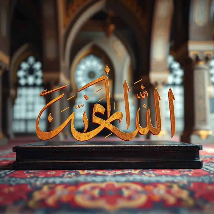 Islamic calligraphy symbolizing finance and ethical trading principles