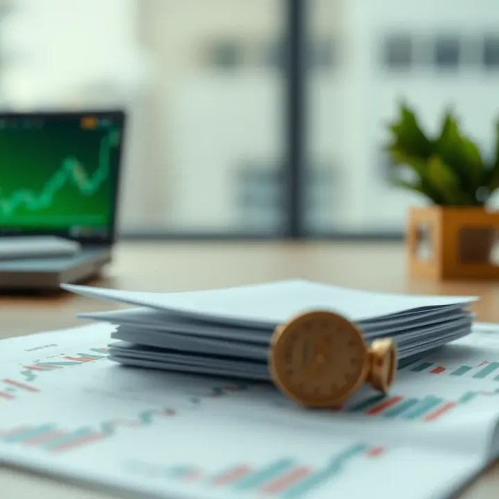 Graphic showing regulatory documents and financial charts symbolizing State Bank of Pakistan and SECP regulations