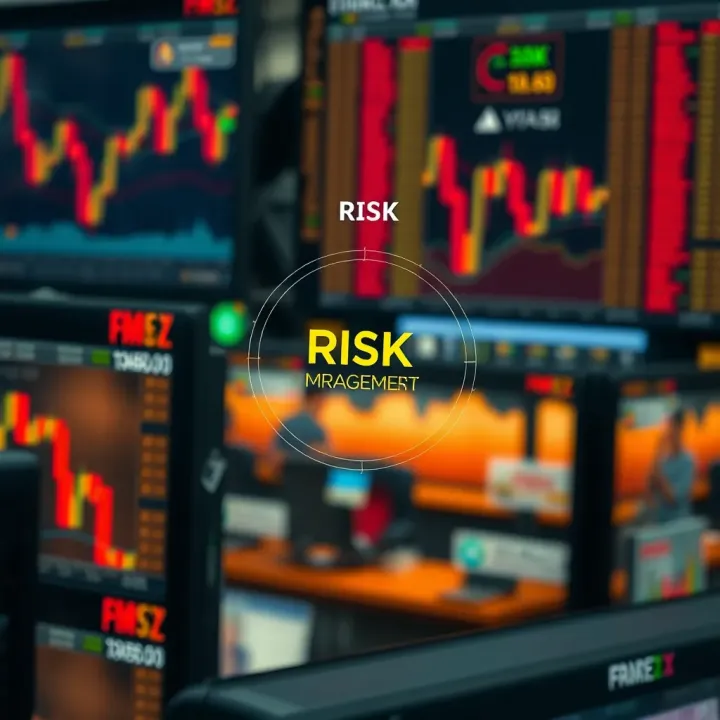 Diagram illustrating risk management strategies for forex traders