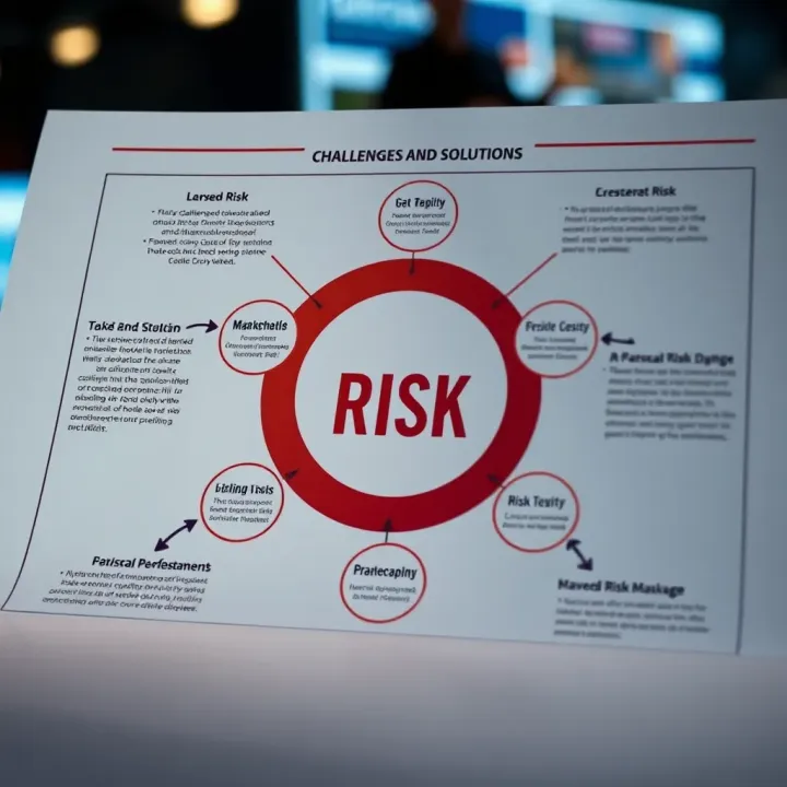Challenges and Solutions in Local Risk Management Diagram showing common challenges and solutions for risk management in Pakistani public and private sector projects