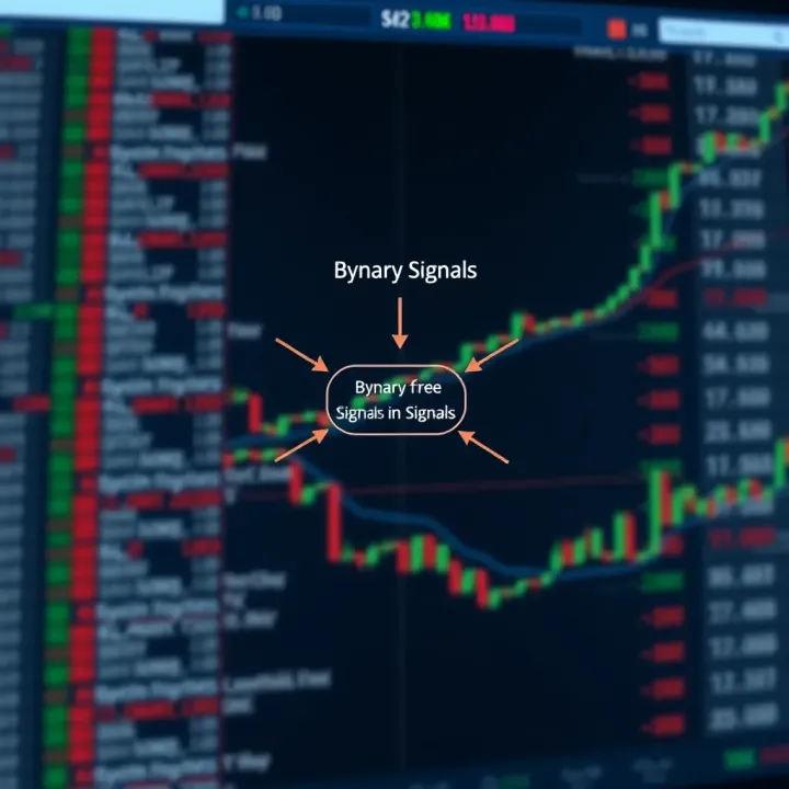 Diagram illustrating the concept and flow of binary free signals in trading