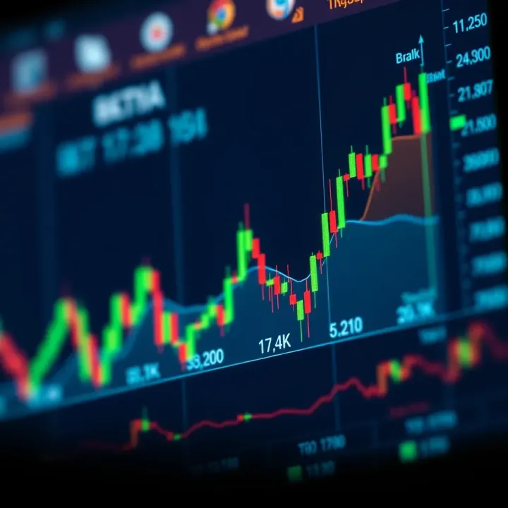 Graph depicting binary quote fluctuations in financial trading markets