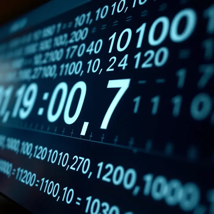 Detailed Example of Binary Number Converted to Decimal Example showing detailed calculation of a binary number converted into its decimal equivalent