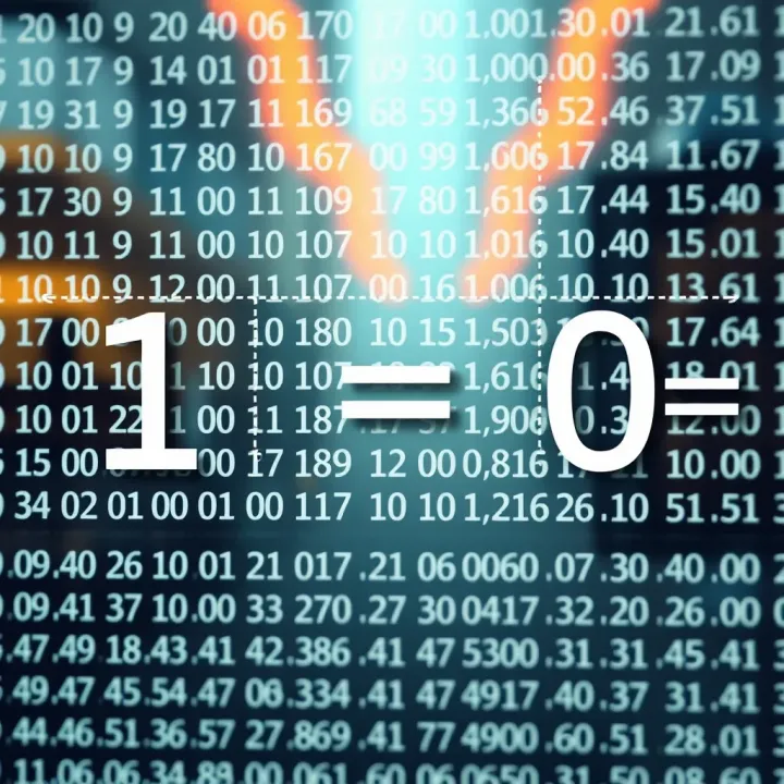 Binary to Decimal Conversion Example Visual example showing conversion of a binary number to its decimal equivalent using weighted addition