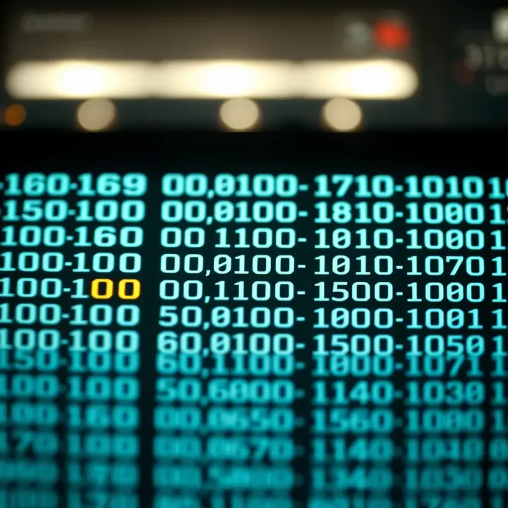 Visual example demonstrating the conversion from binary digits to Gray code using XOR operation