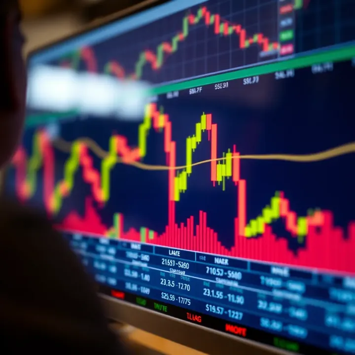 Illustration showing common bullish candlestick patterns on a financial chart
