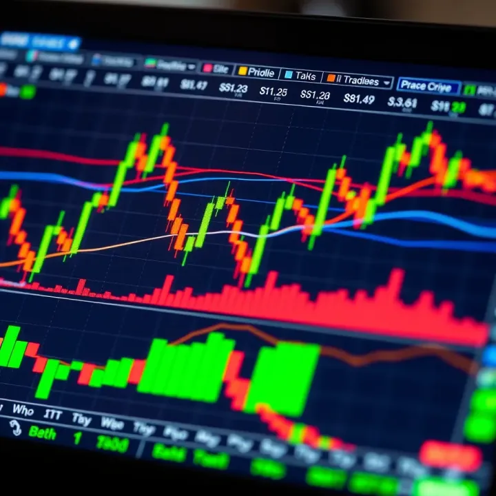 Common Combined Candlestick Patterns for Trading Combined candlestick patterns displayed on a trading chart showing examples used for making trading decisions