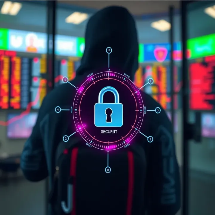 Account Security Features for Forex Traders in Pakistan Visual representation of cybersecurity measures protecting a forex trading account