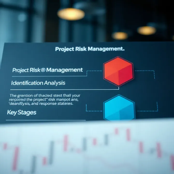 Key Stages of Project Risk Management Diagram illustrating key stages of project risk management including identification, analysis, and response strategies