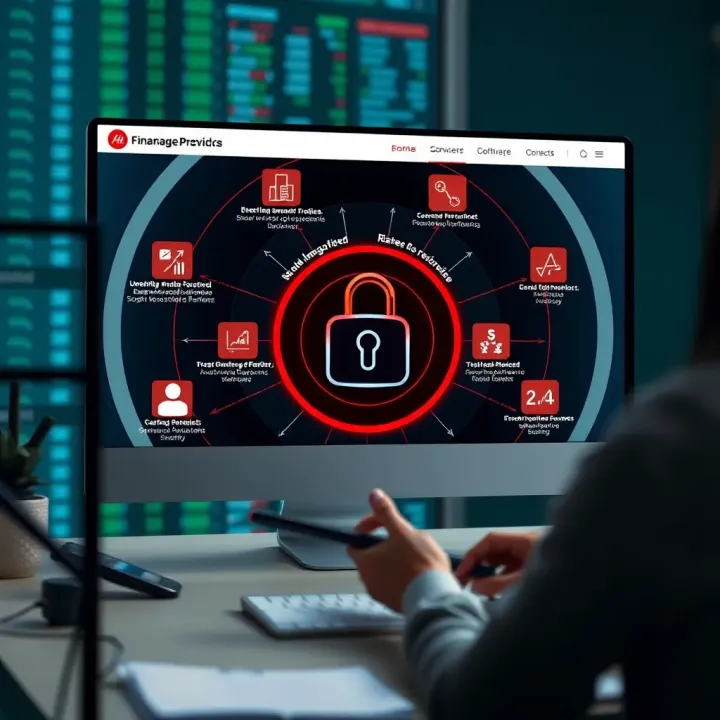 Diagram showing software interface for identifying and assessing organisational risks