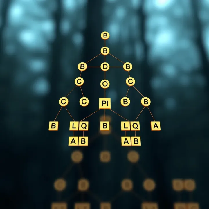 Binary Search Tree Structure Visualization Diagram illustrating the structure of a binary search tree with nodes connected by branches showing the left and right child relationships
